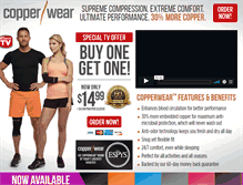 Tablet Screenshot of copperwearclothing.com